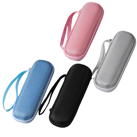 V3 Duo Case in four colours, Light Grey, Black, Baby Blue, and Baby Pink
