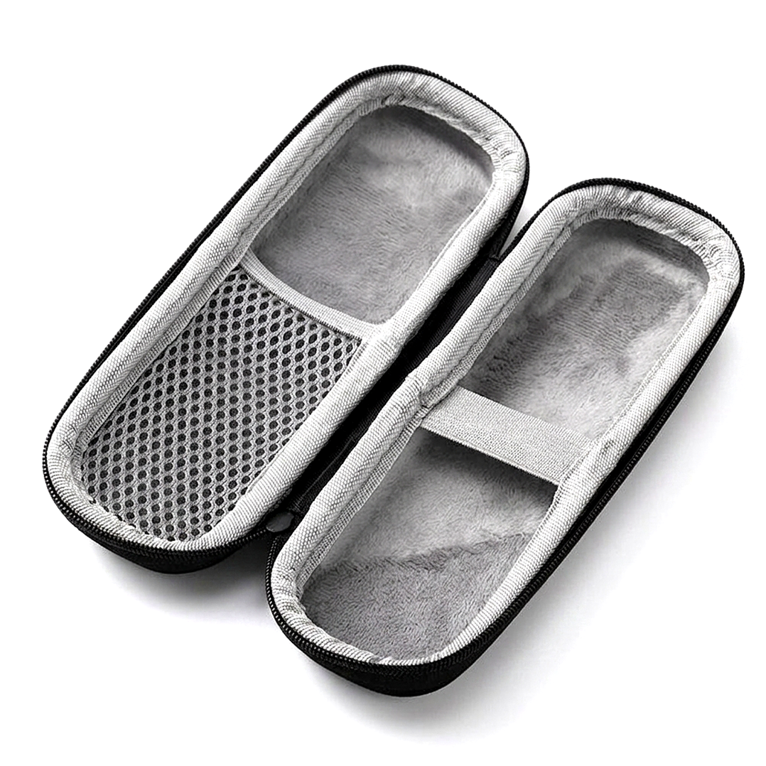 V3 Duo Case interior, two compartments for holding two pens